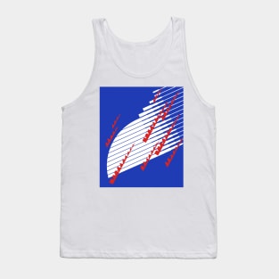 Japan Retro Blue White Red 1993 - 94 Tank Top